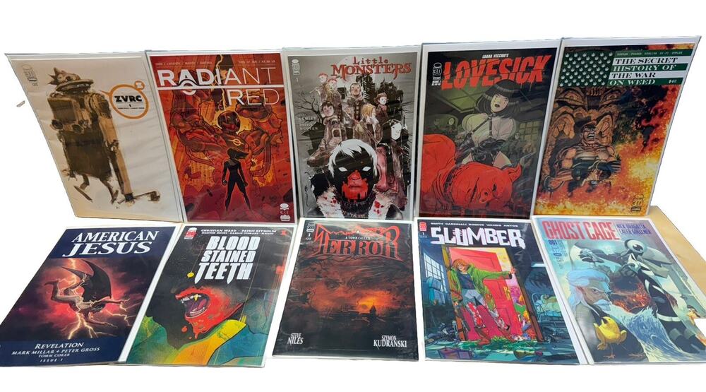 Image Comics Lot #1 Radiant Red ZVRC Little Monsters Ghost Cage Weed Town Terror